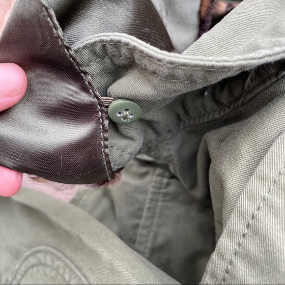 GAP Cheetah Collar Cargo/Chore Coat - Picture 7 of 7